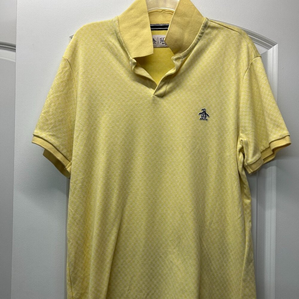 Original Penguin Daddy Organic Pique Sticker Pete short sleeve polo